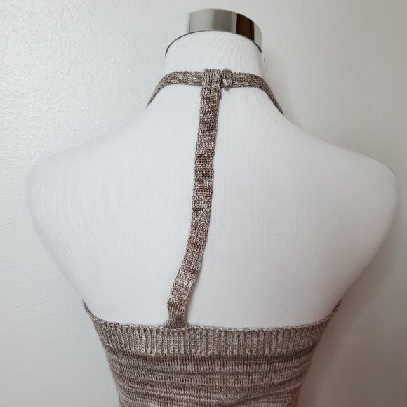 American Threads Dress Size M Land of the Free Halter Soft Sexy Bodycon - Picture 4 of 8